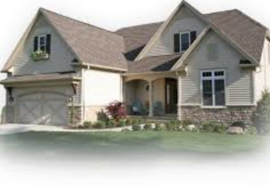 A house with a garage and a driveway