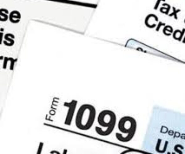 A close up of tax forms