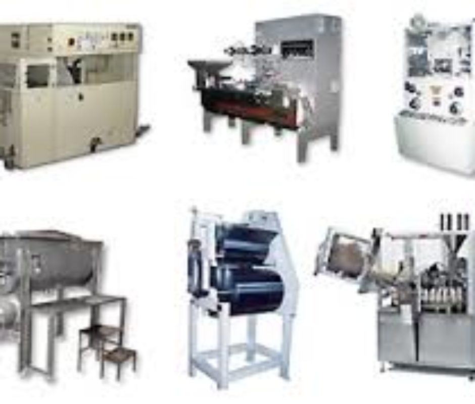 A variety of machines are shown in this picture.