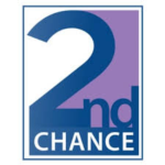 A blue and purple logo for the 2 nd chance.