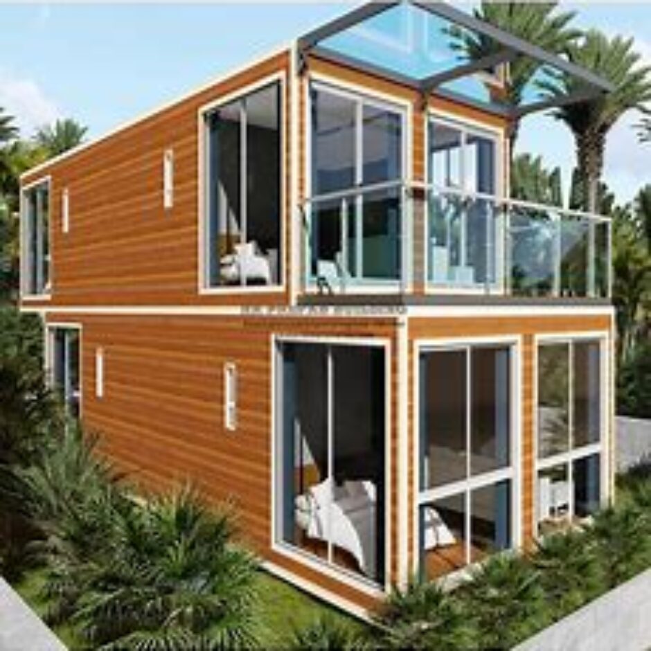 A rendering of the exterior of a house.