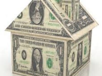 A house made out of dollar bills